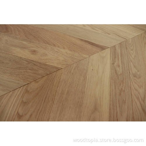 Bright color and high quality chevron parquet
